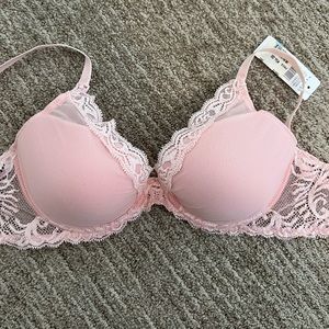 Brand New Natori Feathers Nursing Bra size 36C - Deco Pink